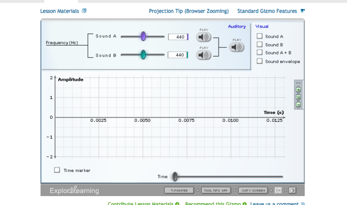 Sound beats and sine waves gizmo answers