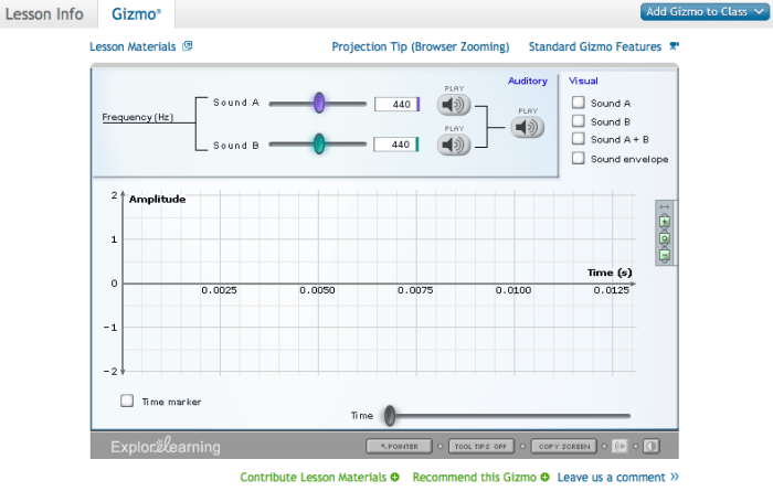 Sound beats and sine waves gizmo answers