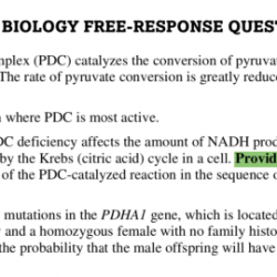 Unit 2 progress check frq ap biology