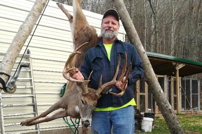 Wv state record buck hit by coal truck